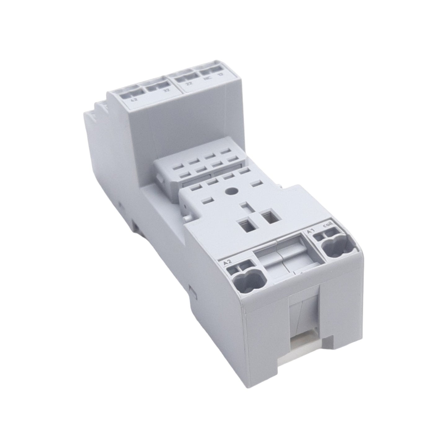 New Lot of 2 Wago 858-100 Relay Socket, 250VAC/VDC, 4x8A-2x12A, 3-Level, DIN Rail