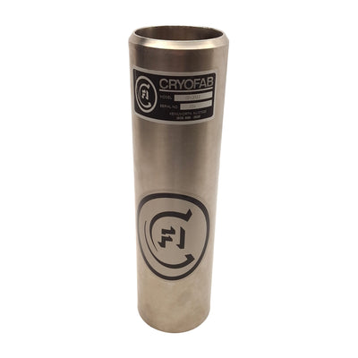 Used Cryofab CF-3512 CF-Series Dewer Flask, ø3.5 x 12in Inner Dimensions, 0.5 Gallons