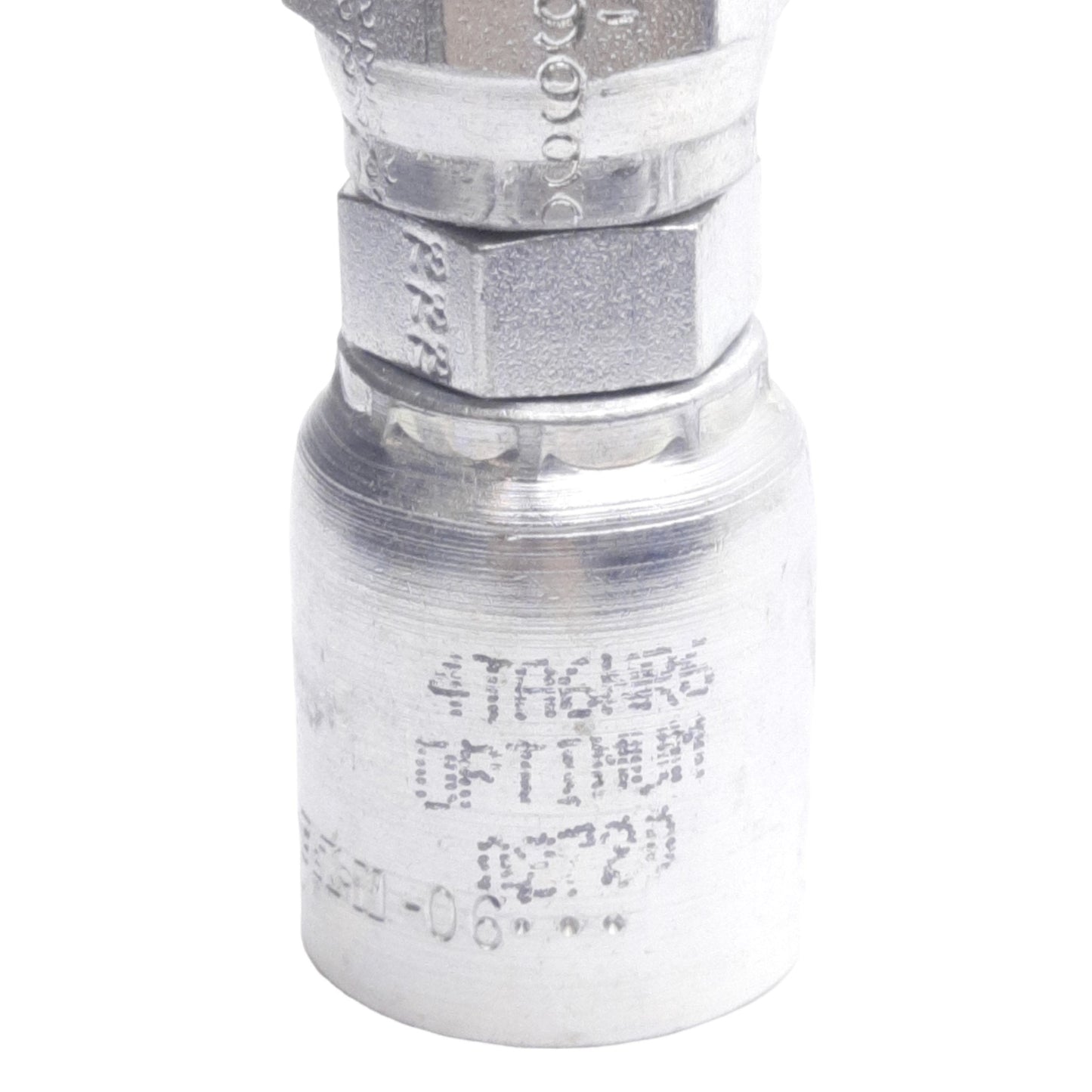 New Lot of 2 Danfoss 4TA6NR6 Crimp Fitting, 1 11/16in Female ORS, -06 Hose Dash Size