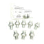 New Lot of 9 Brennan 7012-06-06 Adapters, Male JIC 37° 9/16" to 3/8" BSPP with ORR