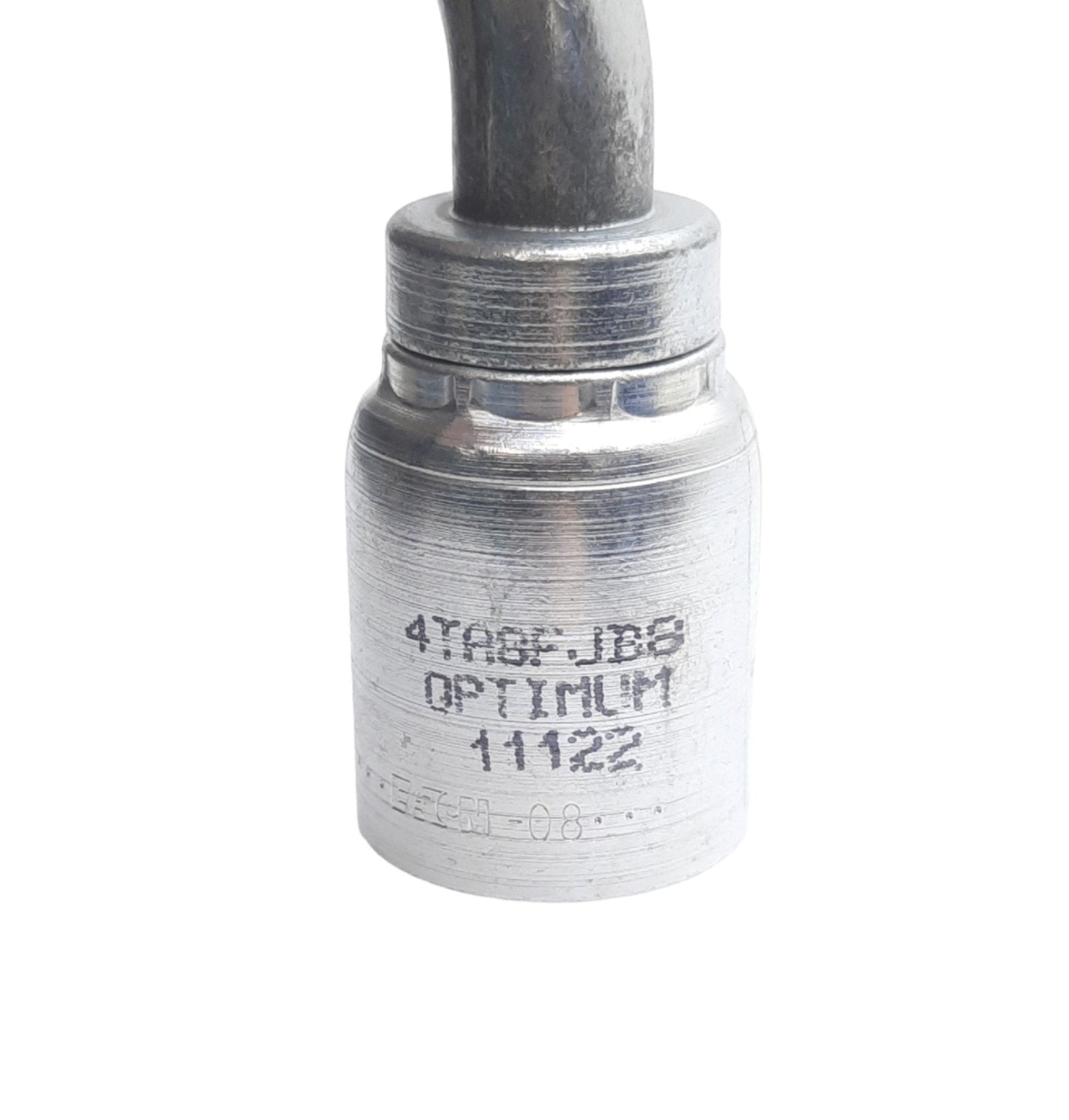 New Lot of 2 Danfoss 4TA8FJB8 Crimp Fitting 90°, 3/4in Female JIC/37°, -08 Hose