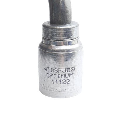 New Lot of 2 Danfoss 4TA8FJB8 Crimp Fitting 90°, 3/4in Female JIC/37°, -08 Hose