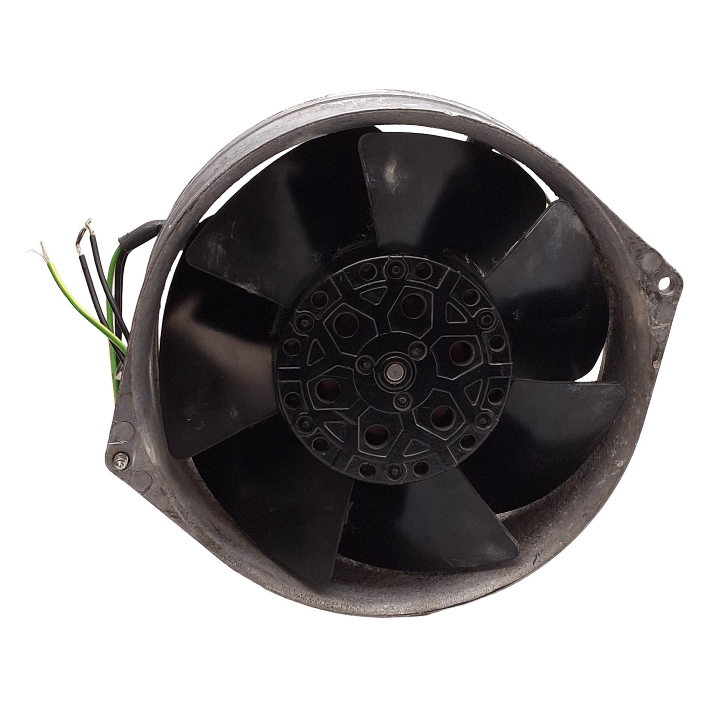 Used EBM Papst W2S130-AA25-77 Thermally Protected Axial Fan, 150 x 55mm, 115VAC, 40W