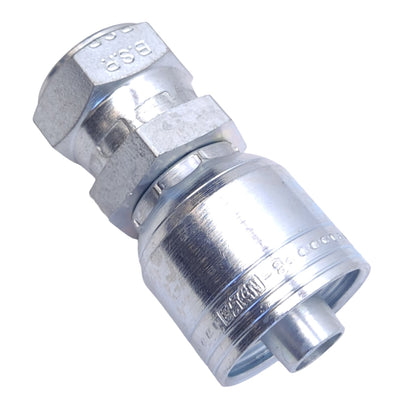 New Danfoss 1A8JM8 Crimp Hose Fitting, 1/2in JIS/BSPP Komatsu Swivel, G 1/2, -8 Hose