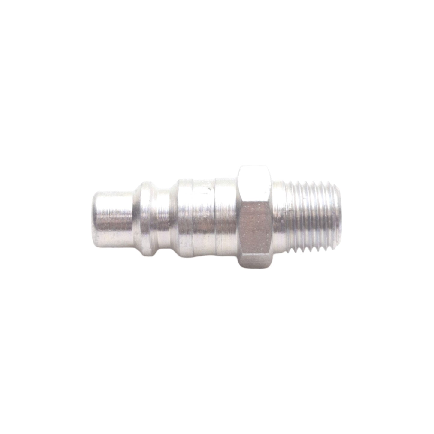 New Lot of 8 Dixon D3M2 Pneumatic Steel Plug, 1/4in Male NPTF, 500PSI, 3/8in Body