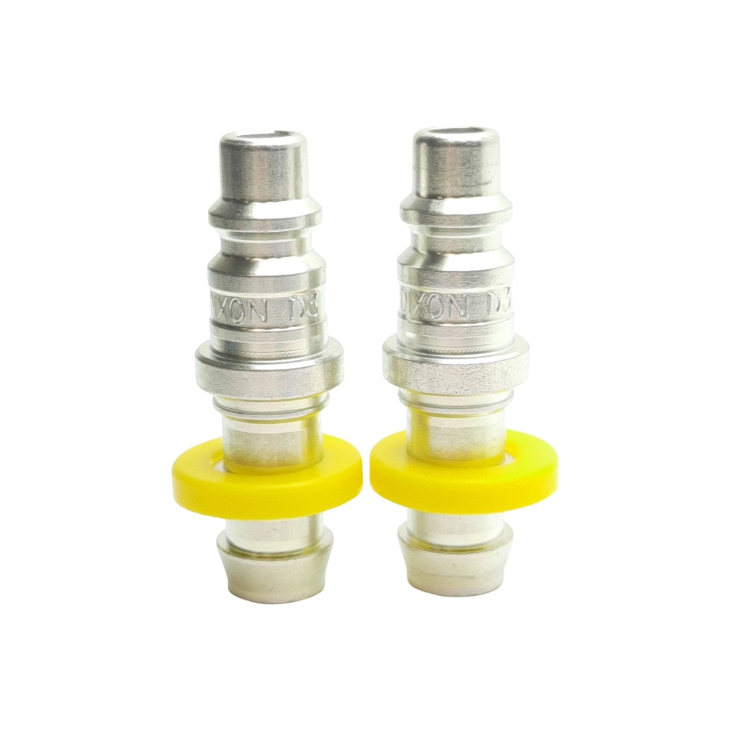 New Lot of 2 Dixon D3B4 Pneumatic Push-Loc Plug, 1/2in Hose ID, 3/8in Body, 500PSI