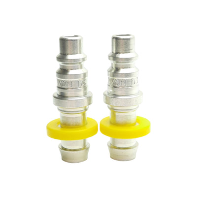 New Lot of 2 Dixon D3B4 Pneumatic Push-Loc Plug, 1/2in Hose ID, 3/8in Body, 500PSI