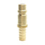 New Lot of 8 Dixon D4S4-B Pneumatic Brass Plug, 1/2in Hose ID, 1/2in Body, 500PSI