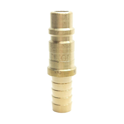 New Lot of 8 Dixon D4S4-B Pneumatic Brass Plug, 1/2in Hose ID, 1/2in Body, 500PSI