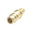 New Lot of 8 Dixon D4S4-B Pneumatic Brass Plug, 1/2in Hose ID, 1/2in Body, 500PSI