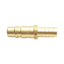 New Lot of 8 Dixon D4S4-B Pneumatic Brass Plug, 1/2in Hose ID, 1/2in Body, 500PSI
