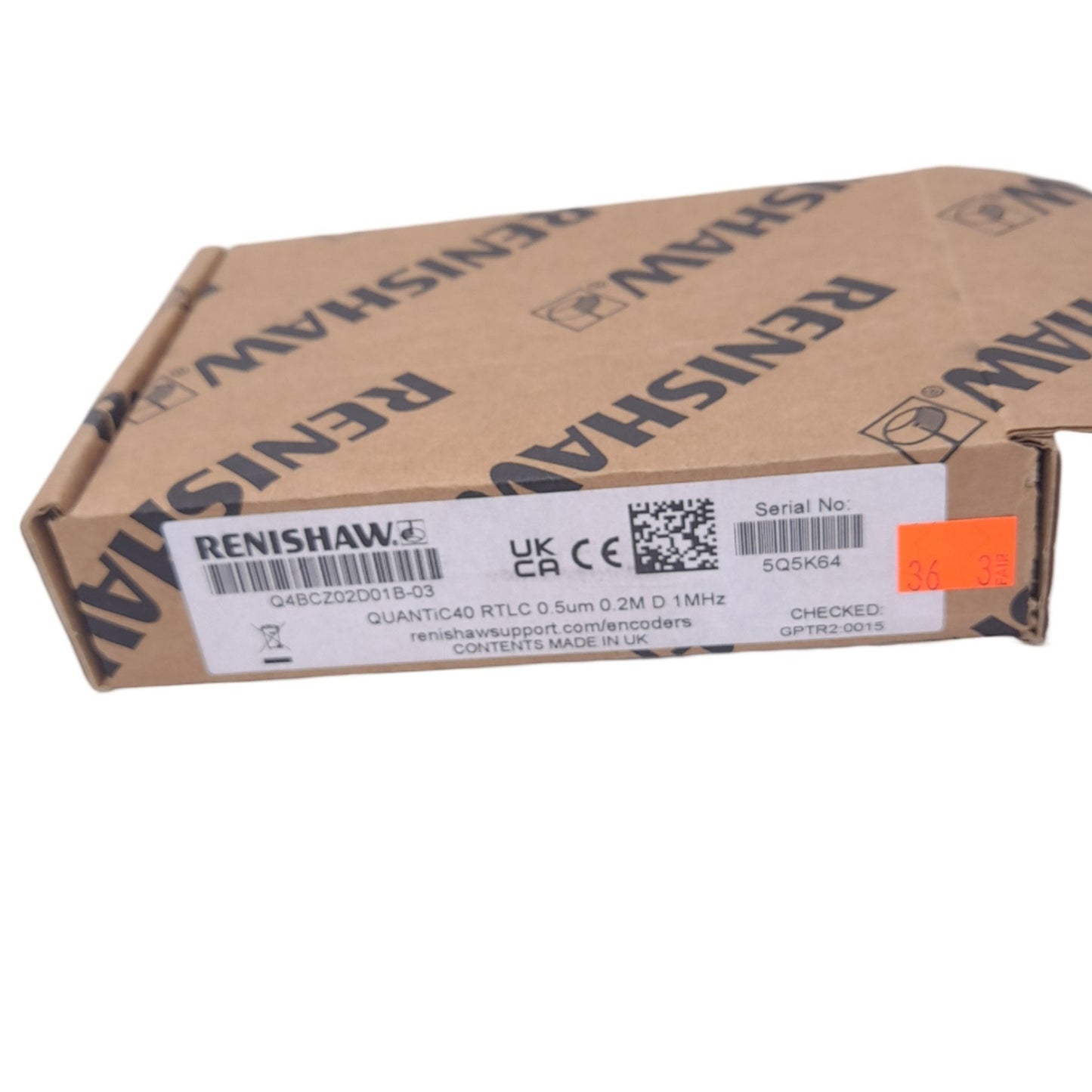 New Renishaw Q4BCZ02D01B Quantic Readhead for Linear Encoders, 0.5µm, 1MHz, 0.2m