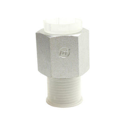 New Brennan 7040-08-08 Straight Adapter, 1/2in Female NPT, 1/2in Male BSPT, 5000PSI