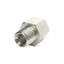 New Brennan 7040-08-08 Straight Adapter, 1/2in Female NPT, 1/2in Male BSPT, 5000PSI