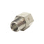 New Brennan 5405-08-08-SS Straight Adapter, 1/2" Male NPTF 1/2" Female NPTF, 5000PSI