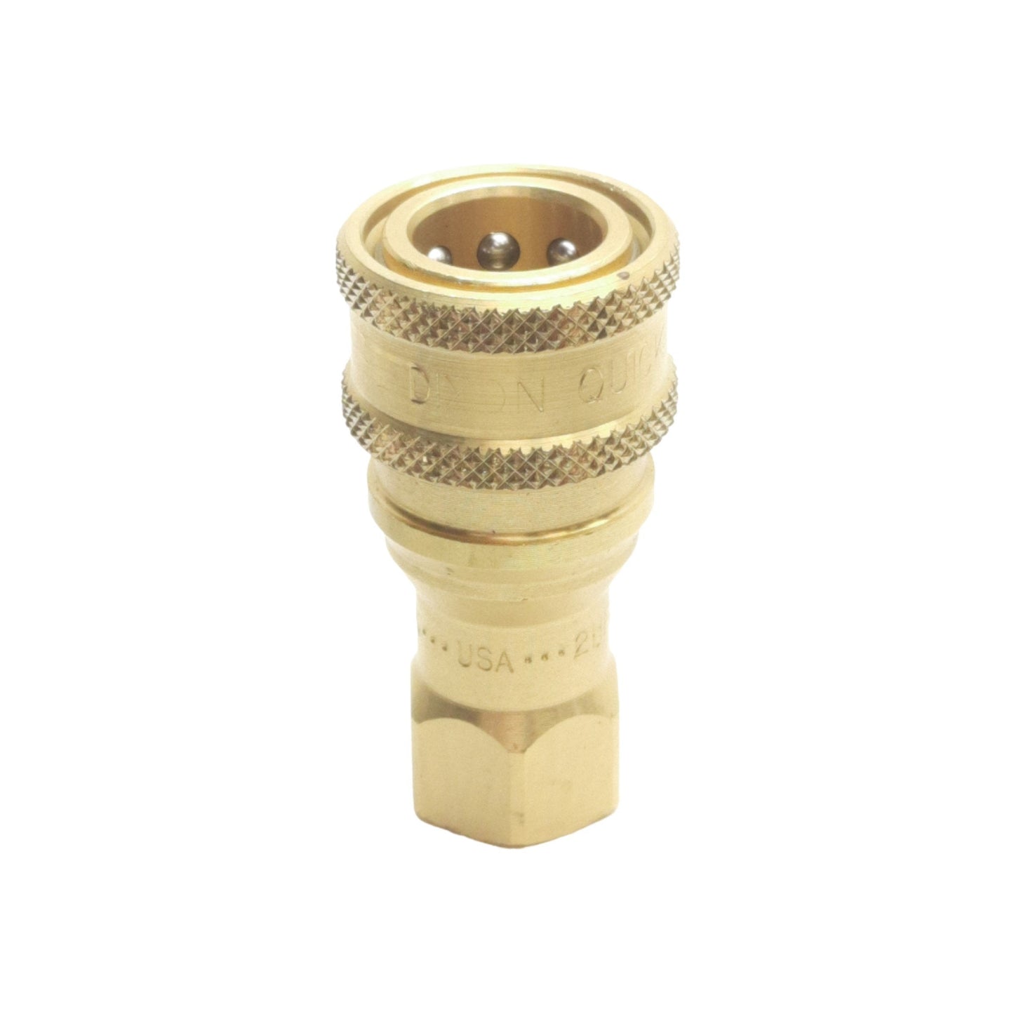 New Lot of 3 Dixon 2HF2-B Poppet Valve, 1/4" Female NPTF, 1.12" OD 1/4" BS, 15000PSI