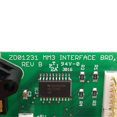 New – Open box ZD01231 Rev B MM3 Interface Board, 10kPa 5VDC Differential Pressure Sensor, DB37