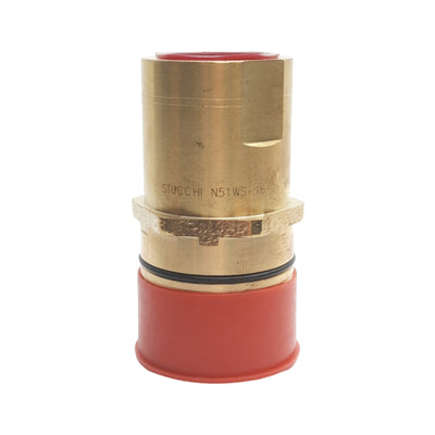New Stucchi N51WS-16-16 Interchange Coupler, 1-7/8" Male NPT 1" Female NPTF, 3000PSI