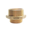 New Dixon DMH2015F Double Male Hex Nipple, 2in Male NPT, 1-1/2in Male NST(NH), Brass