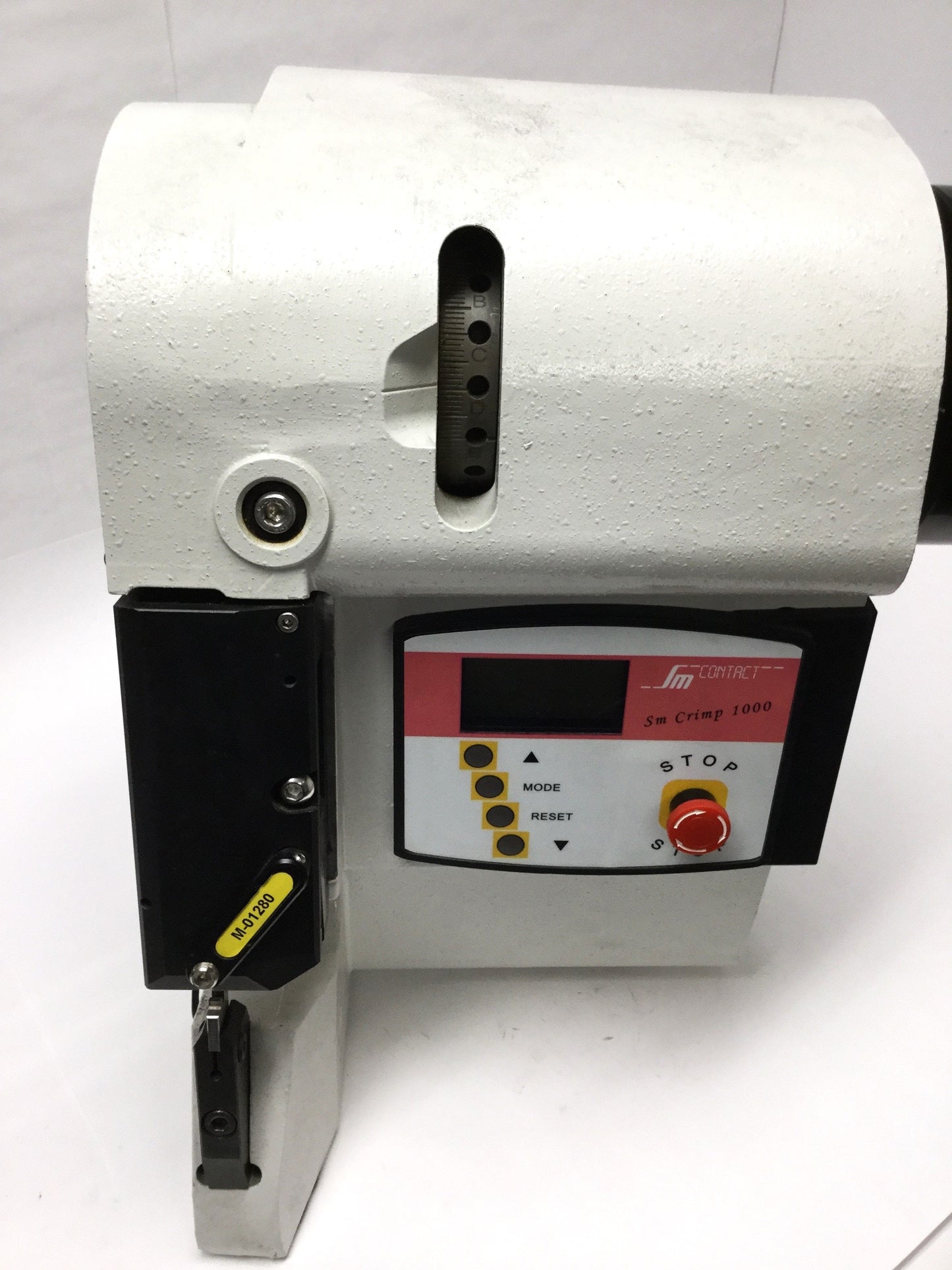 Used Machine Solutions 301105-02H Stent Crimper Head, 70mm Length, 0.5-10mm Diameter