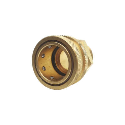 New Eaton Hansen 8S35 Straight Through Coupling, 1in Male NPTF, 1in Body Size