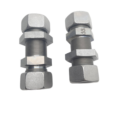 New Lot of 2 Brennan D8061-LN-L18-18-NBR Bulkhead Coupler, ø18mm, M26x1.5, 400 bar