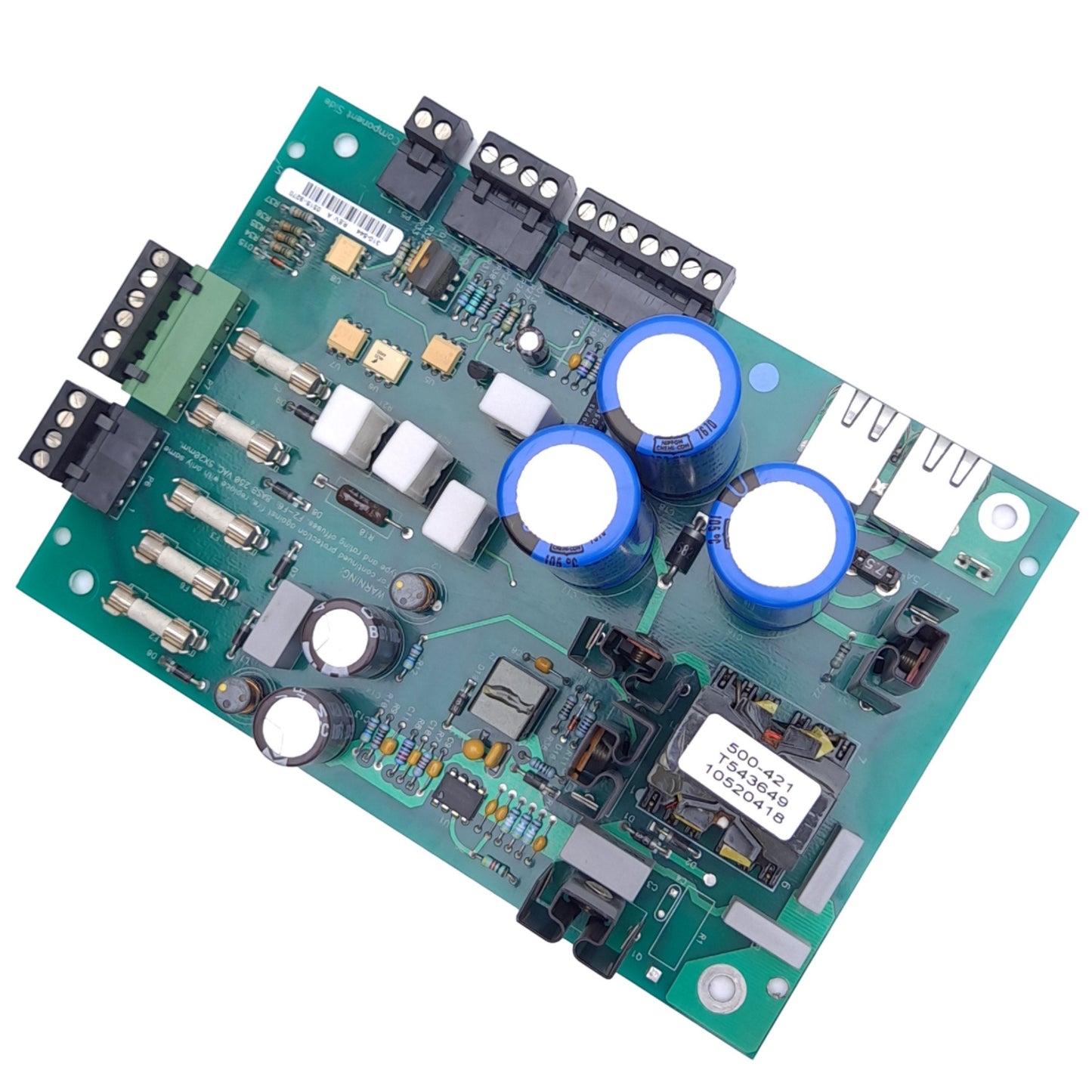 Used ONEAC 310-544 520-352 Control Board, 250VAC 8A Fuse, 2x RJ45 Ports, 190x132mm