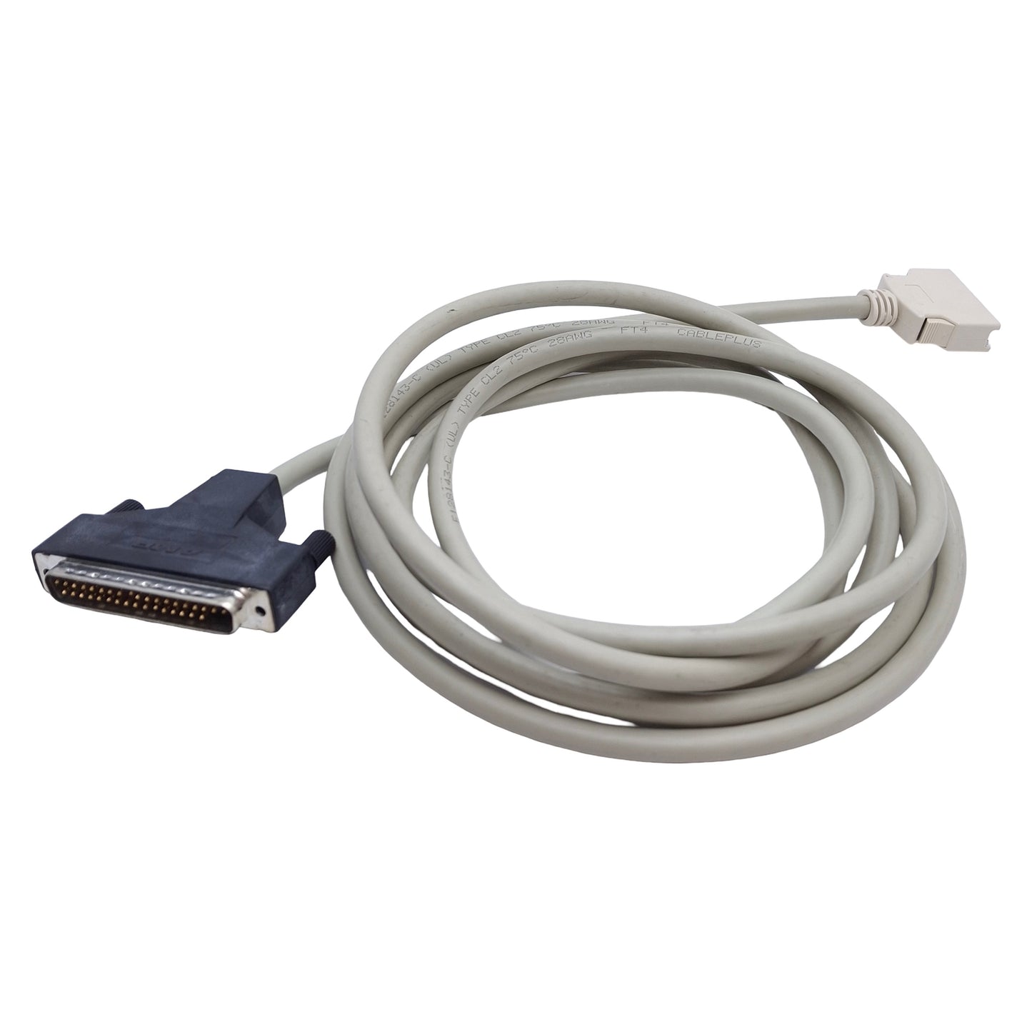 Used Cognex 185-1271R Cable For CC24 Communication Card, 36-Pin MDR, DB37 35-Pin, 3m