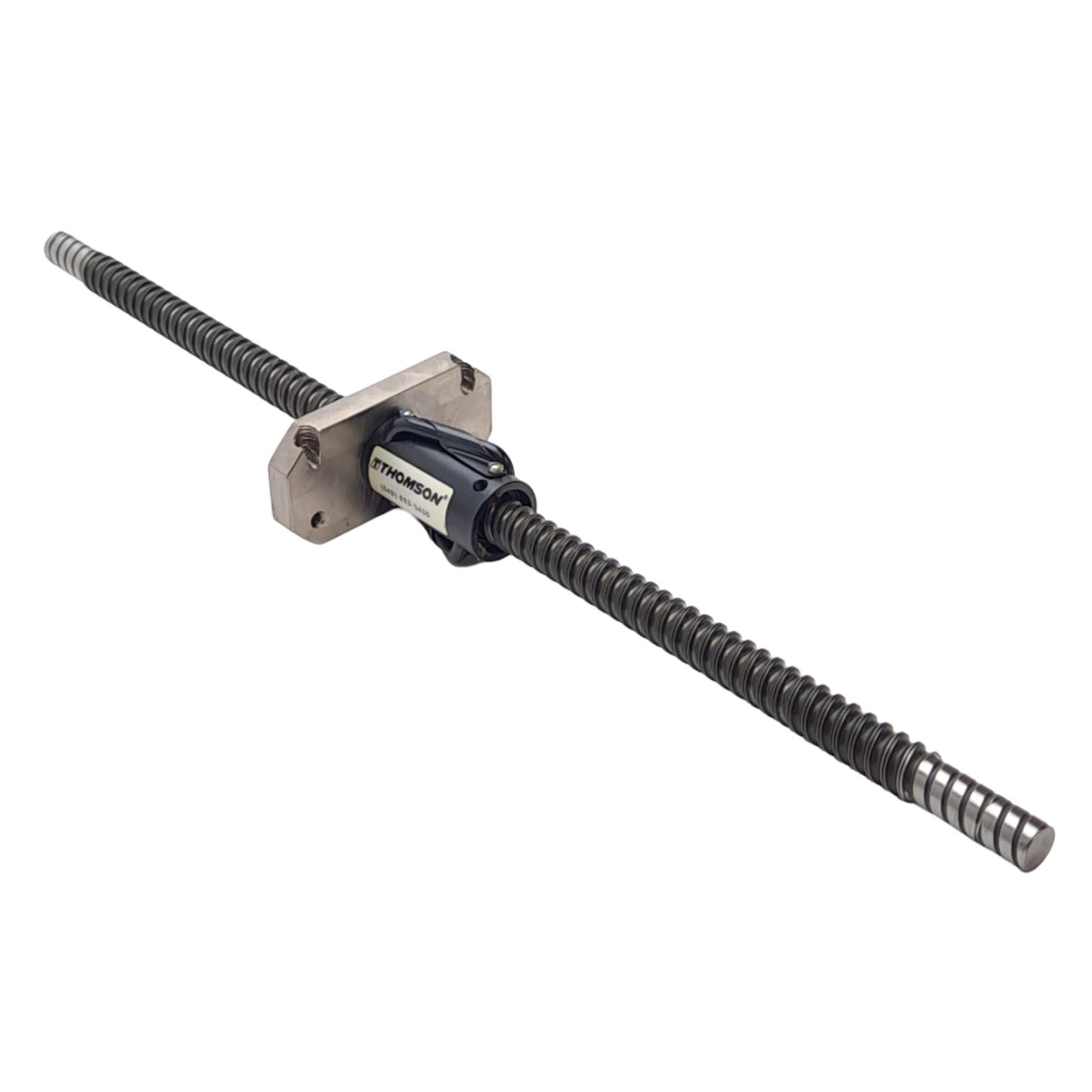Used Thomson Linear Ball Screw Assembly, ø18mm, 15mm Lead, 18in Stroke, 40mm Shoulder