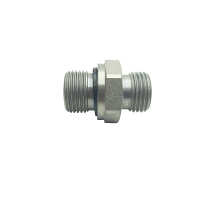New Lot of 5 Brennan D7400-L10-06-ED-X Fittings w/o Nut, 3/8in BSPP to 24° DIN 10mm