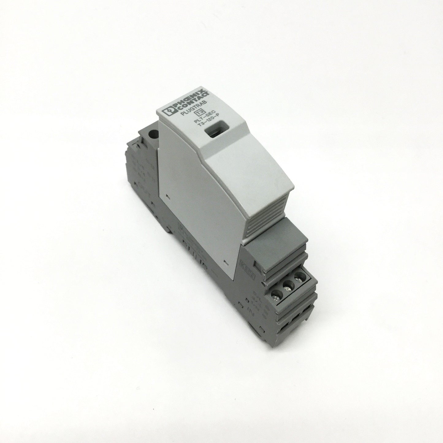 Used Phoenix PLT-SEC-T3-120-P Plugtrab Surge Protector 120V w/Socket 150V AC/DC, 26A