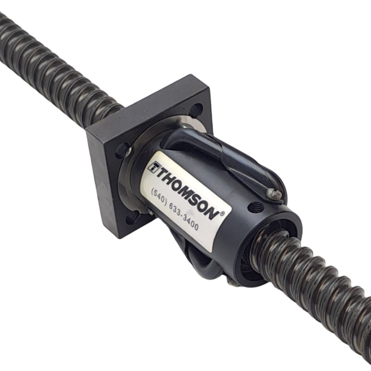 Used Thomson Linear Ball Screw Assembly, ø18mm, 15mm Lead, 24in Stroke, 30mm Shoulder