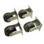 Used Lot of 4 Colson 4.04108.339 4-Series Casters, ø4in x 2in Phenolic Wheel, 800lbs