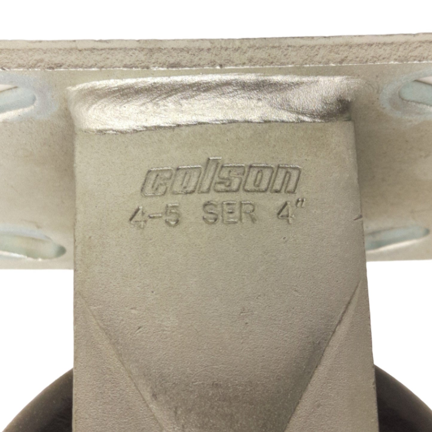 Used Lot of 4 Colson 4.04108.339 4-Series Casters, ø4in x 2in Phenolic Wheel, 800lbs