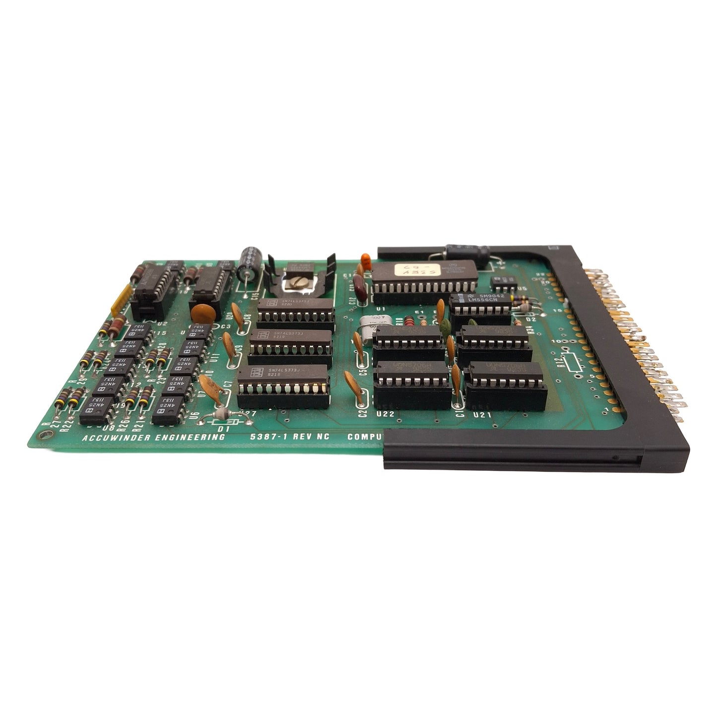 Used SYNEO 5387-1 Rev. NC Accuwinder Engineering Computer Interface Control Board