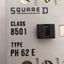 Used Square D 8501 PH 62 E Auxiliary Contact Block, 4-Pole, 2NC + 2NO, 600VAC 12A