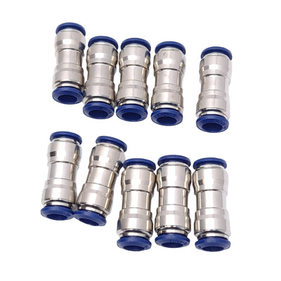 New Lot of 10 AIGNEP 88040-05 Straight Union Fittings, ø5/16in, One-Touch, 2.0MPa