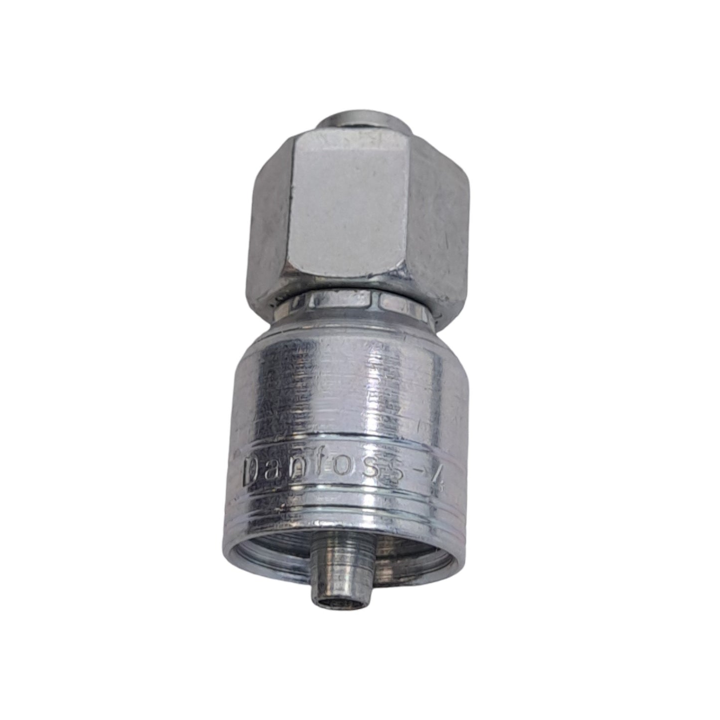 New Lot of 5 Danfoss 1A8DL4 Crimp Hose Fittings, 1/4in TTC DKO, -4 Hose, 5800 PSI