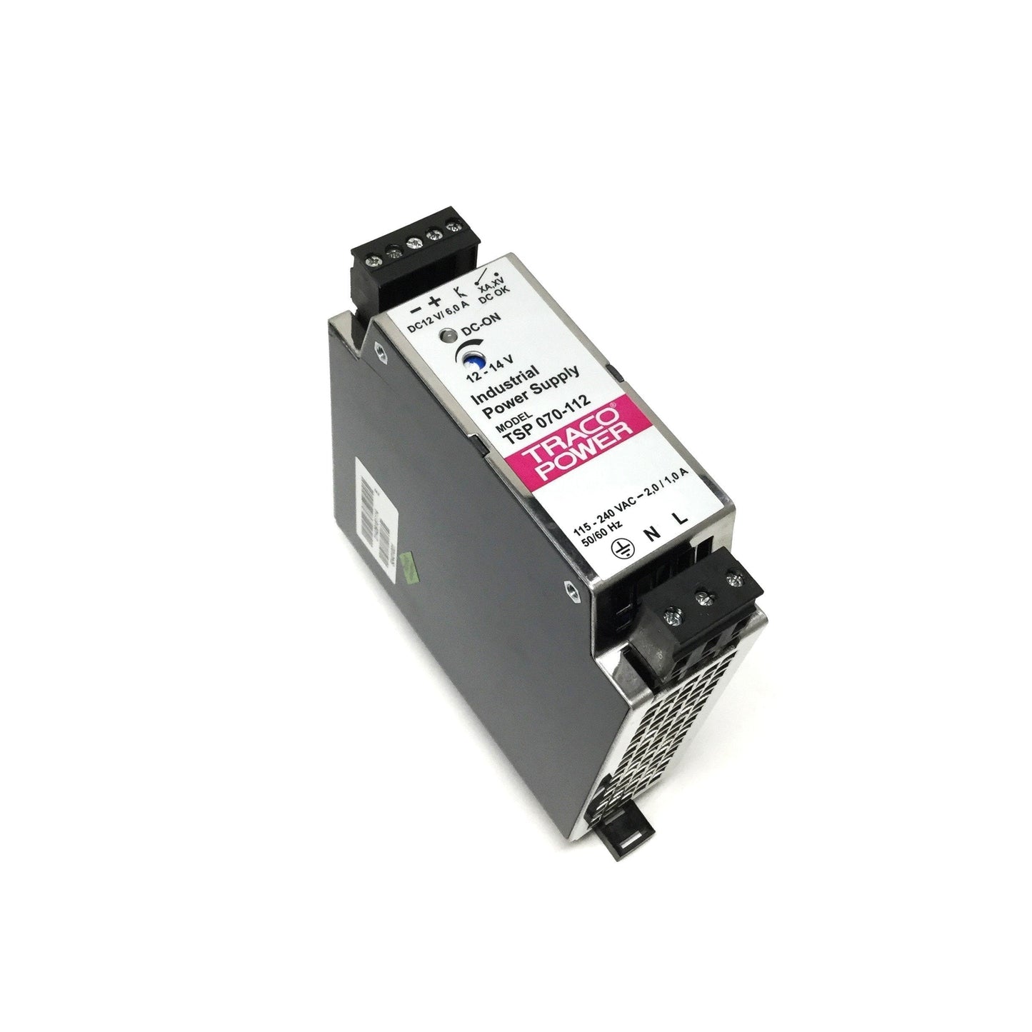 Used Traco Power TXL 025-24S Power Supply, 100-240VAC Input, 24VDC Output, 25W
