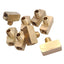 New Lot of 8 Midland 28282 Brass Branch Tee, 1/4in NPTF Male to Female, 1200 PSI Max