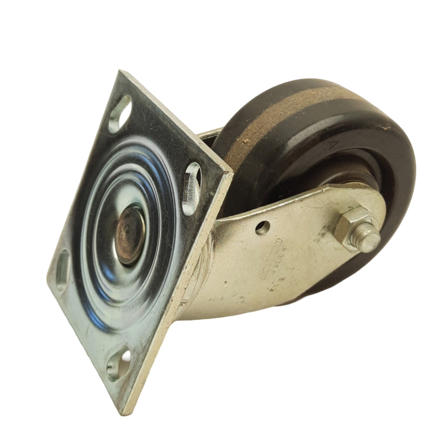 Used Lot of 4 Colson 4.04109.339 Swivel Caster, ø4in x 2in Wheel, 800lbs Capacity
