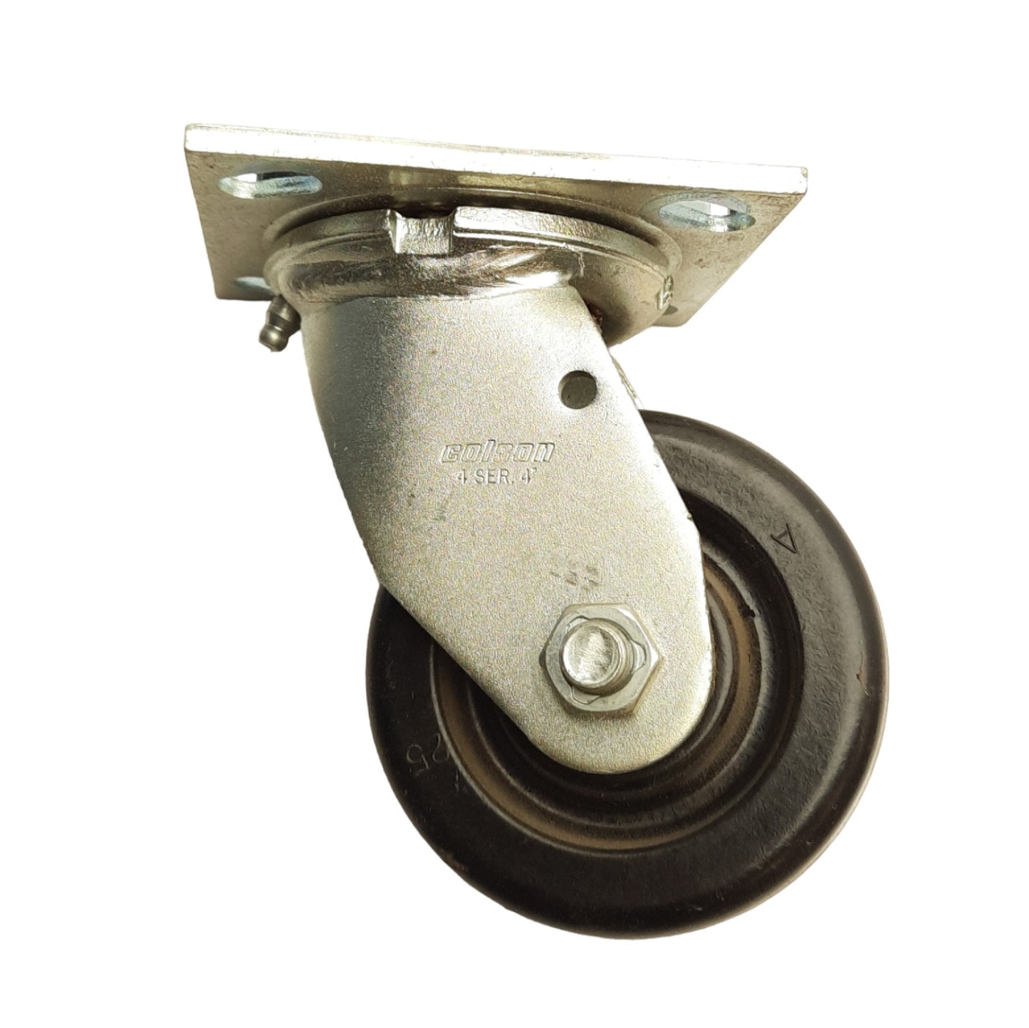 Used Lot of 4 Colson 4.04109.339 Swivel Caster, ø4in x 2in Wheel, 800lbs Capacity