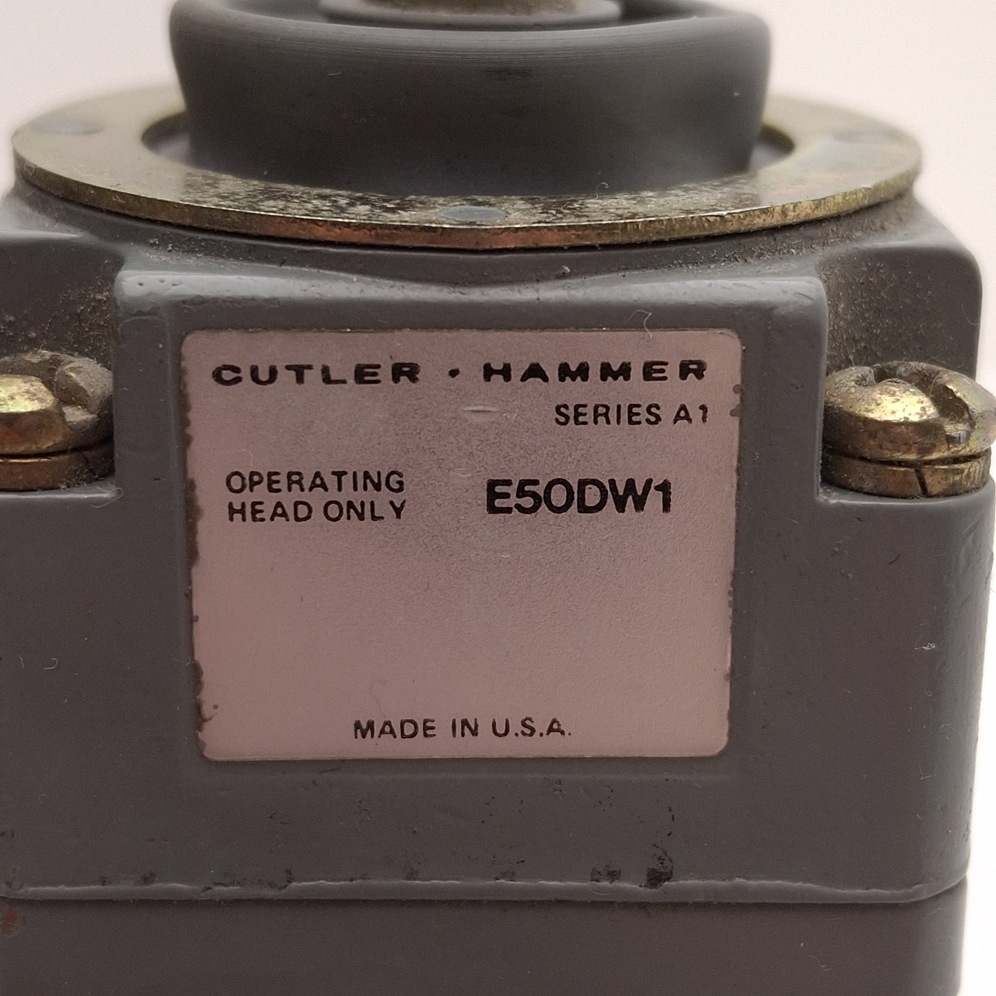 Used Cutler Hammer E50SA Wobble Head Limit Switch, 1NO+1NC SPDT, 600VAC/250VDC
