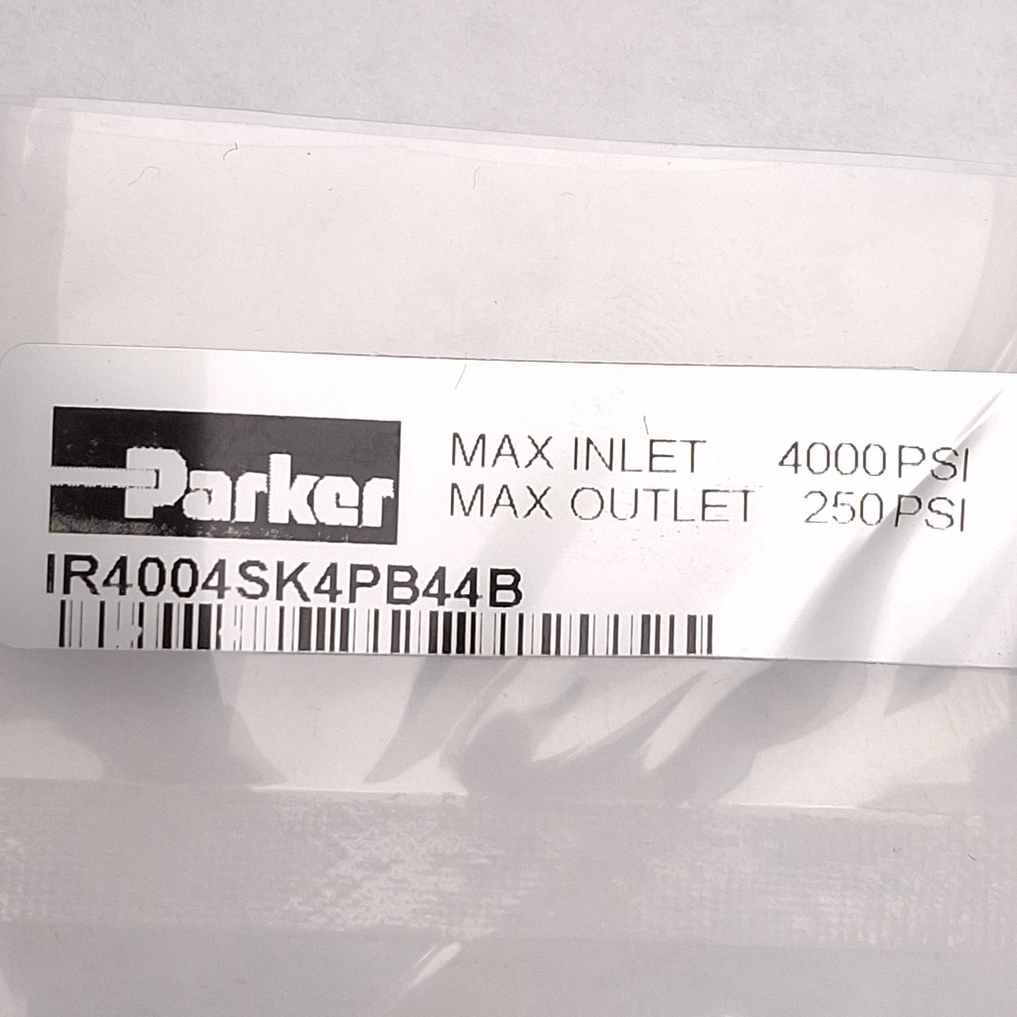 New Parker IR4004SK4PB44B Pressure Regulator, 10-250PSIG Set, 4000PSIG Inlet, NPT1/4