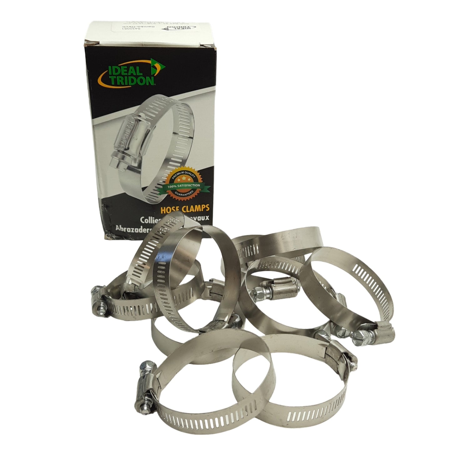 New Ideal Tridon 5432051 Combo Hex Hose Clamps, PACK OF 10, Size 32, ø1.5in to 2.5in