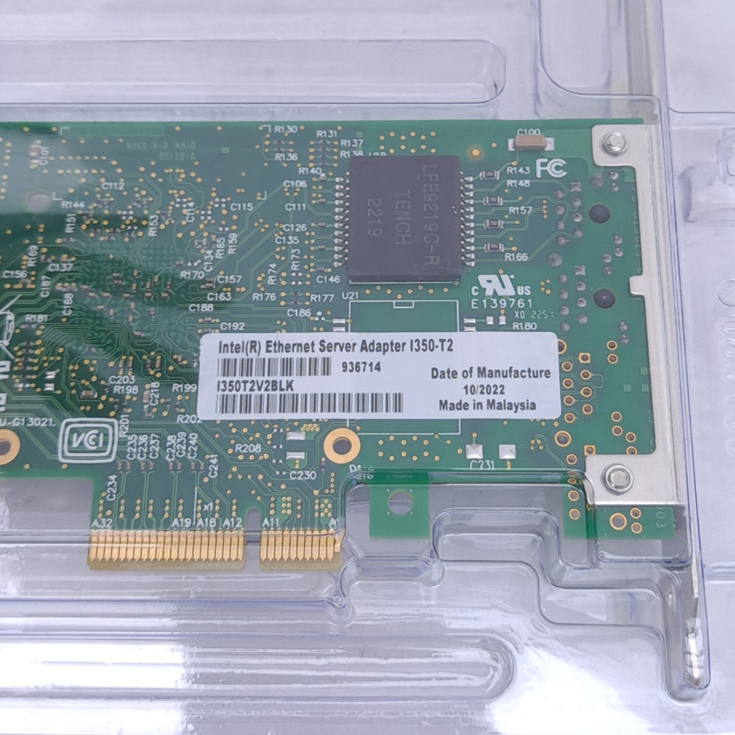 New Intel I350T2V2BLK Ethernet Network Server Adapter, RJ45, PCIe 2.1 x4, 1GbE