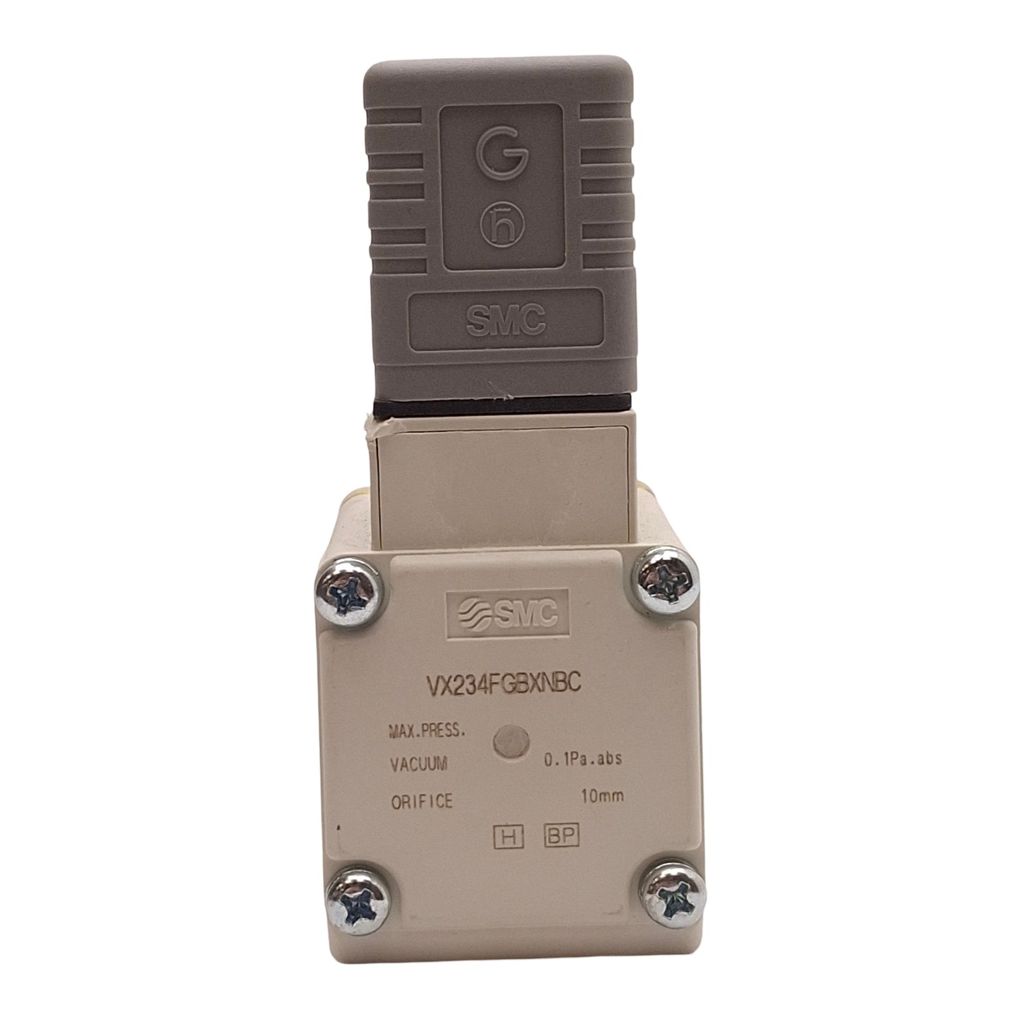 New SMC VX234FGBXNBC Vacuum Solenoid Valve, 0.1Pa.abs-atm, 3/8in NPT, 24VDC Coil