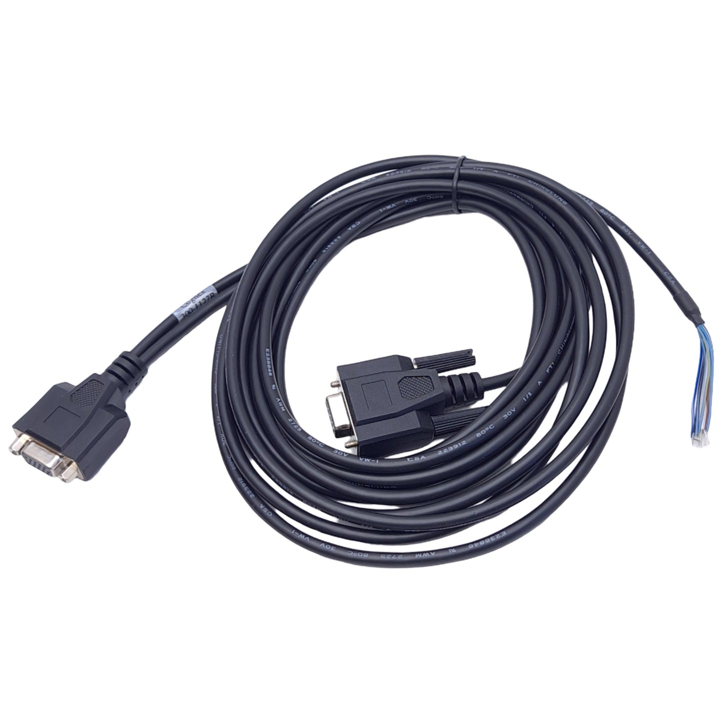 New Cognex 300-1127R DataMan Cable for Barcode Reader, HDDB15 to RS232+FL, 2.5m