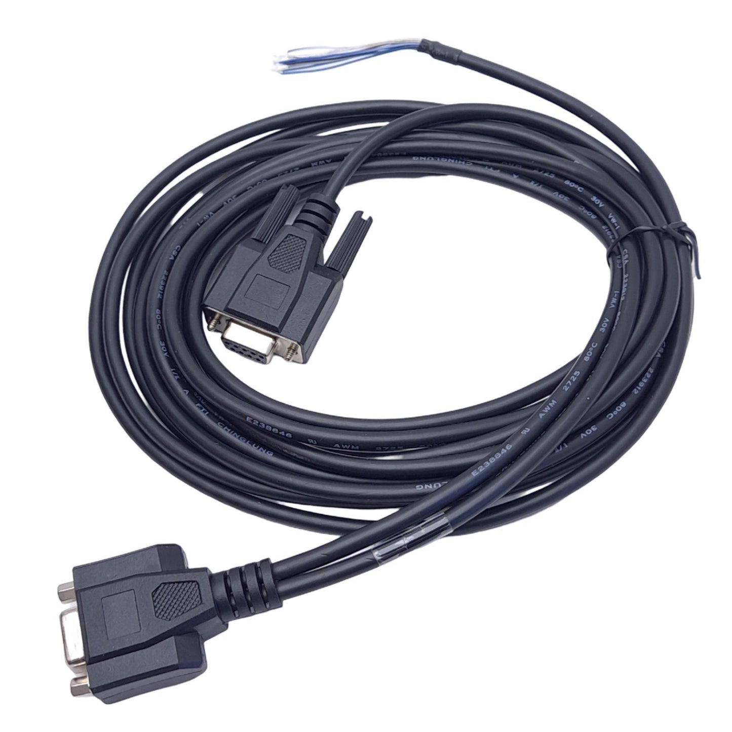 New Cognex 300-1127R DataMan Cable for Barcode Reader, HDDB15 to RS232+FL, 2.5m