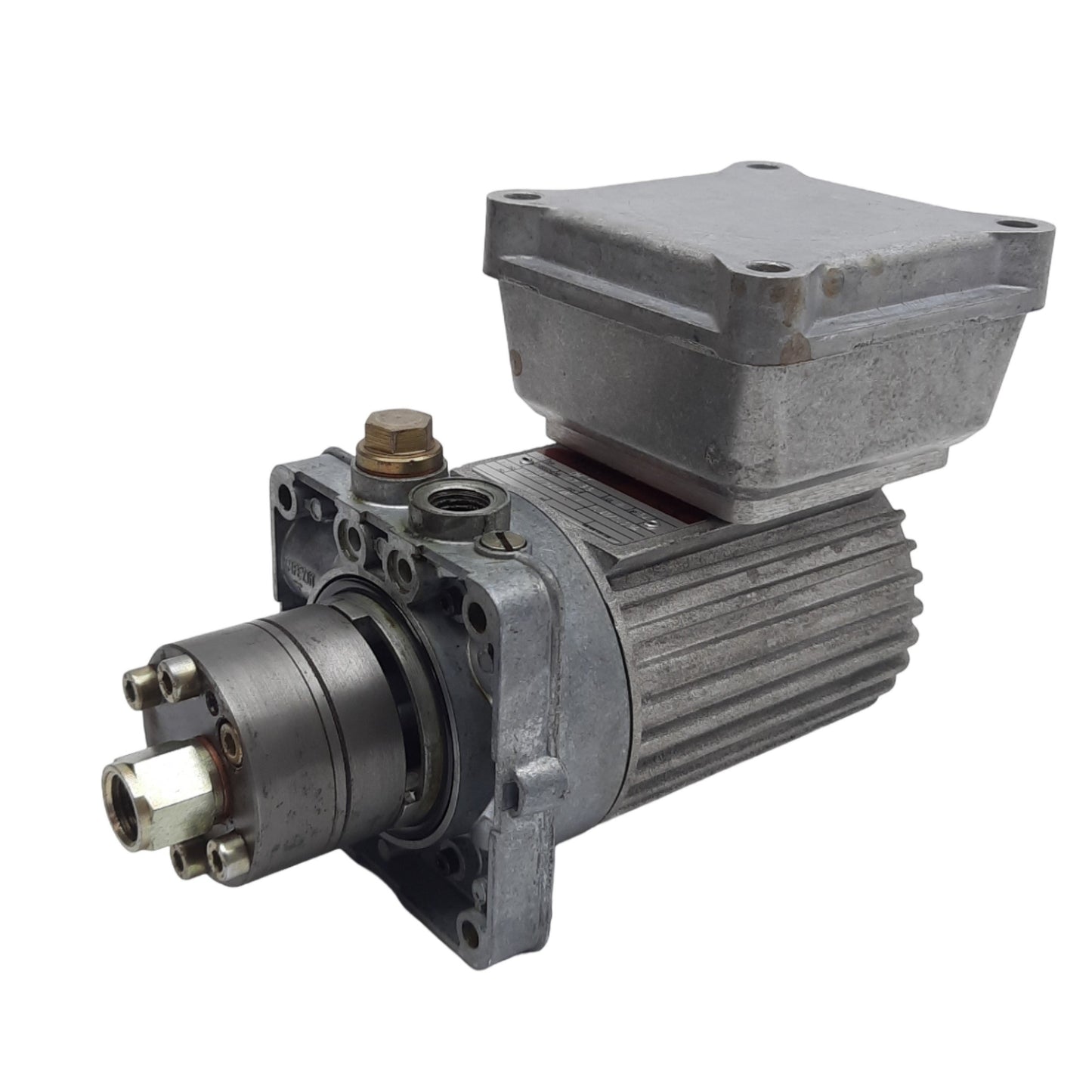 Used Vogel DM7 Lubricant Pump Motor for M Series, 240/480VAC 3-Ph, 1620RPM